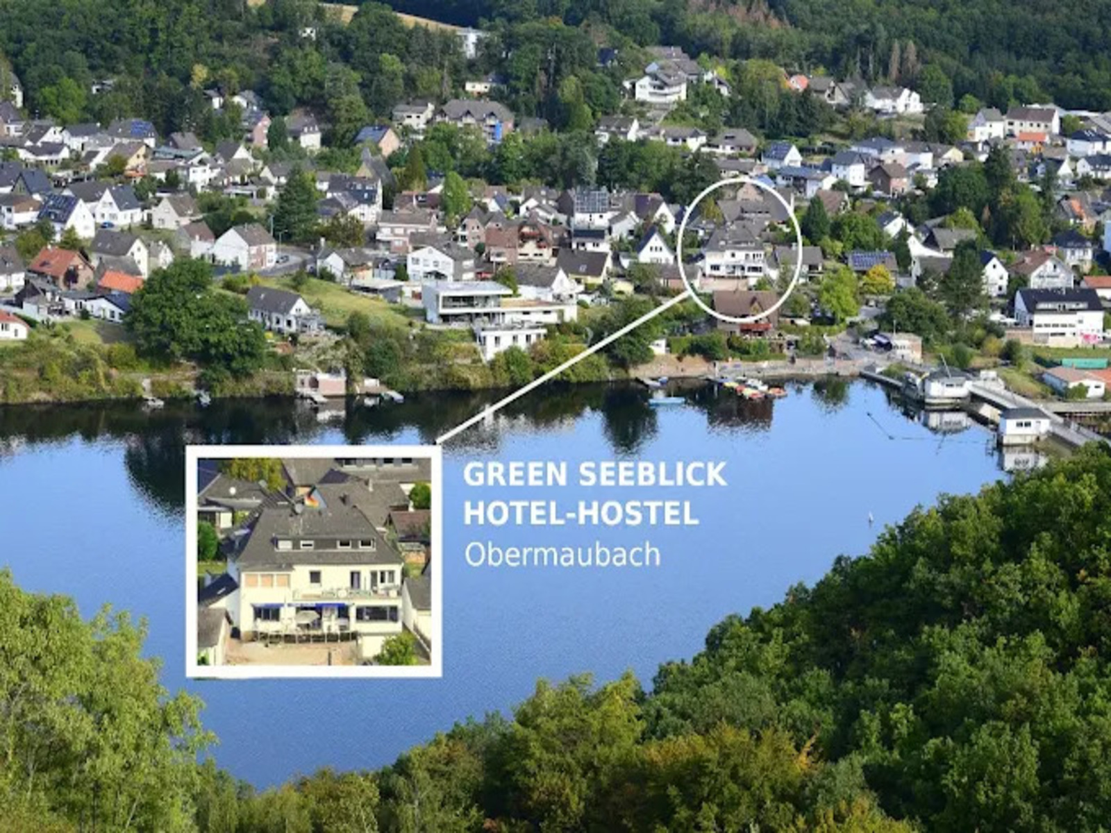 Green Seeblick Hotel Hostel and Apartments am See