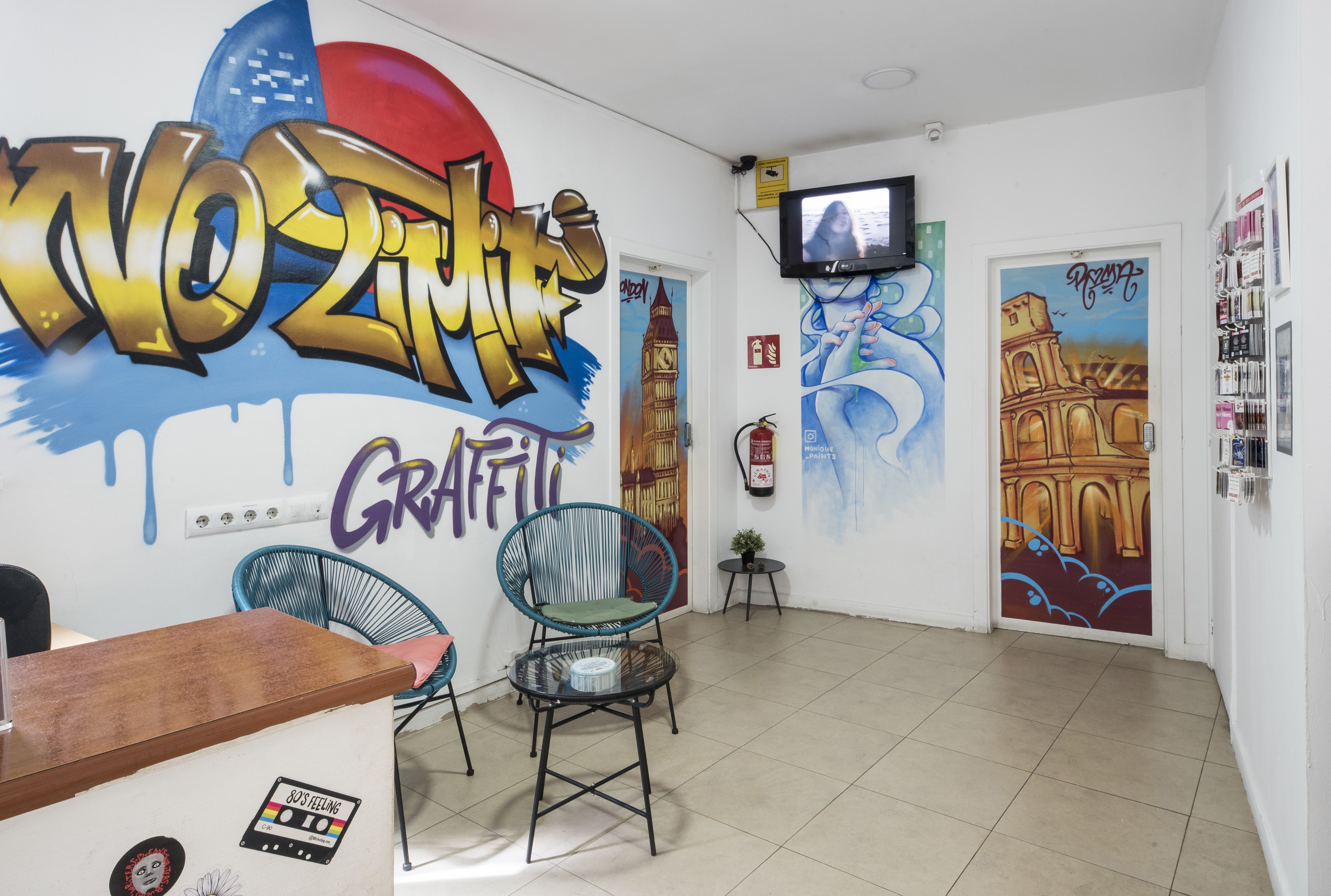 No Limit Hostel Graffiti