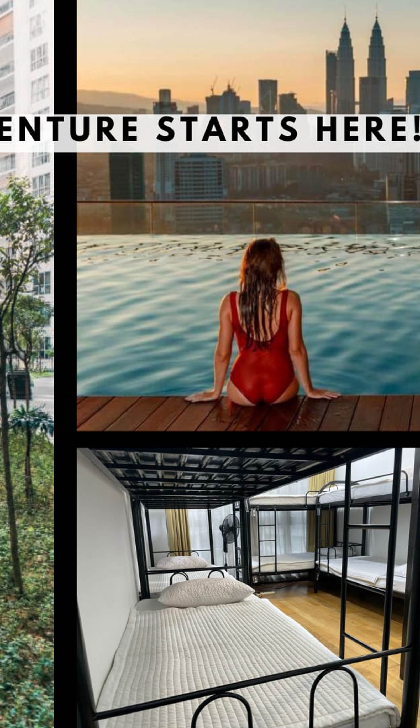 Infinity Pool Hostel @ Regalia KLCC