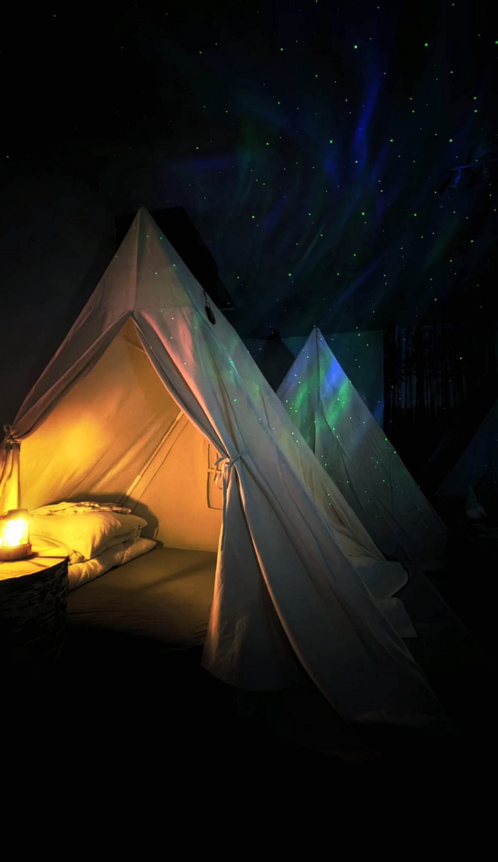 Santa's indoor Camping Hostel
