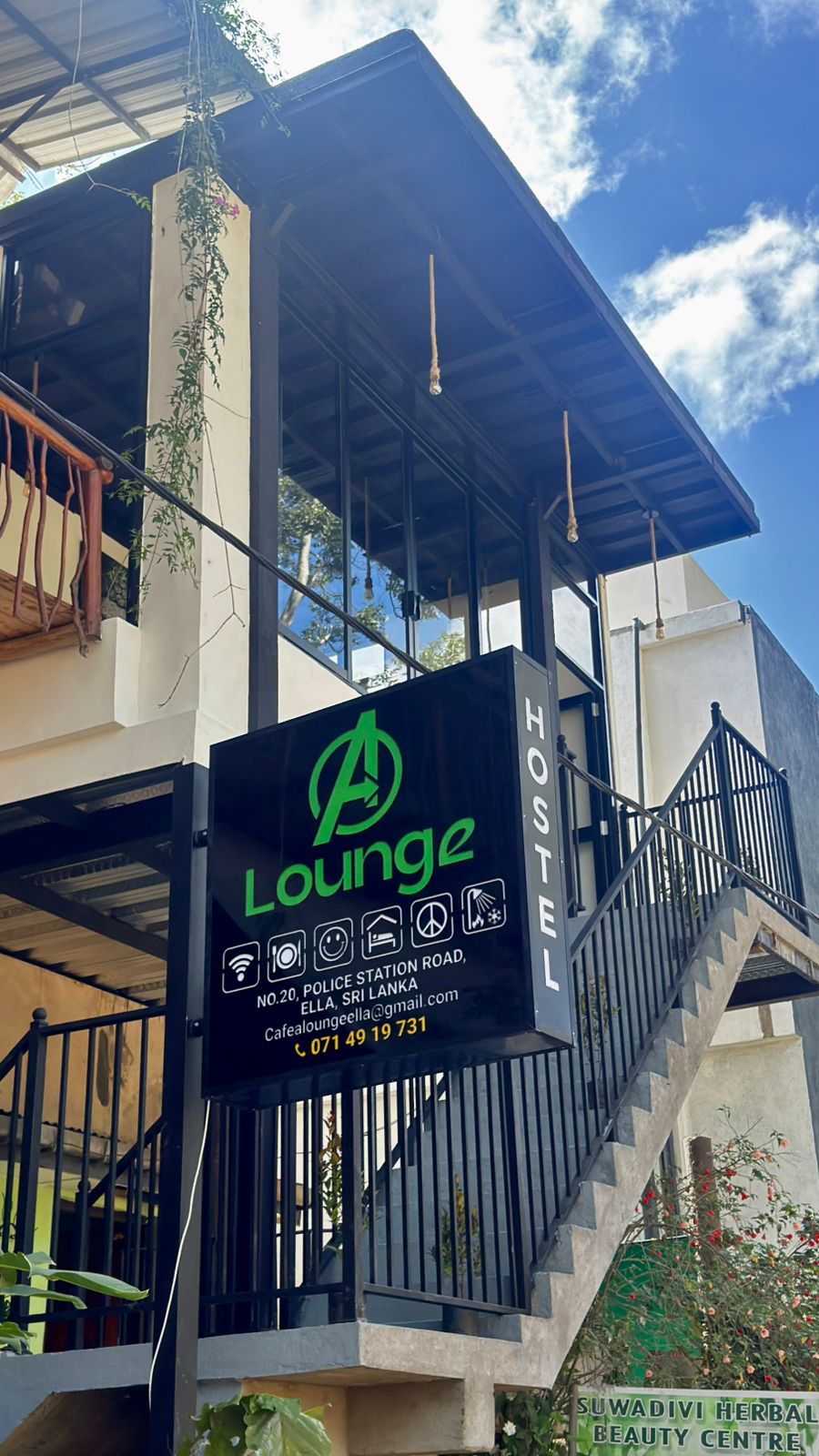 A lounge Hostel