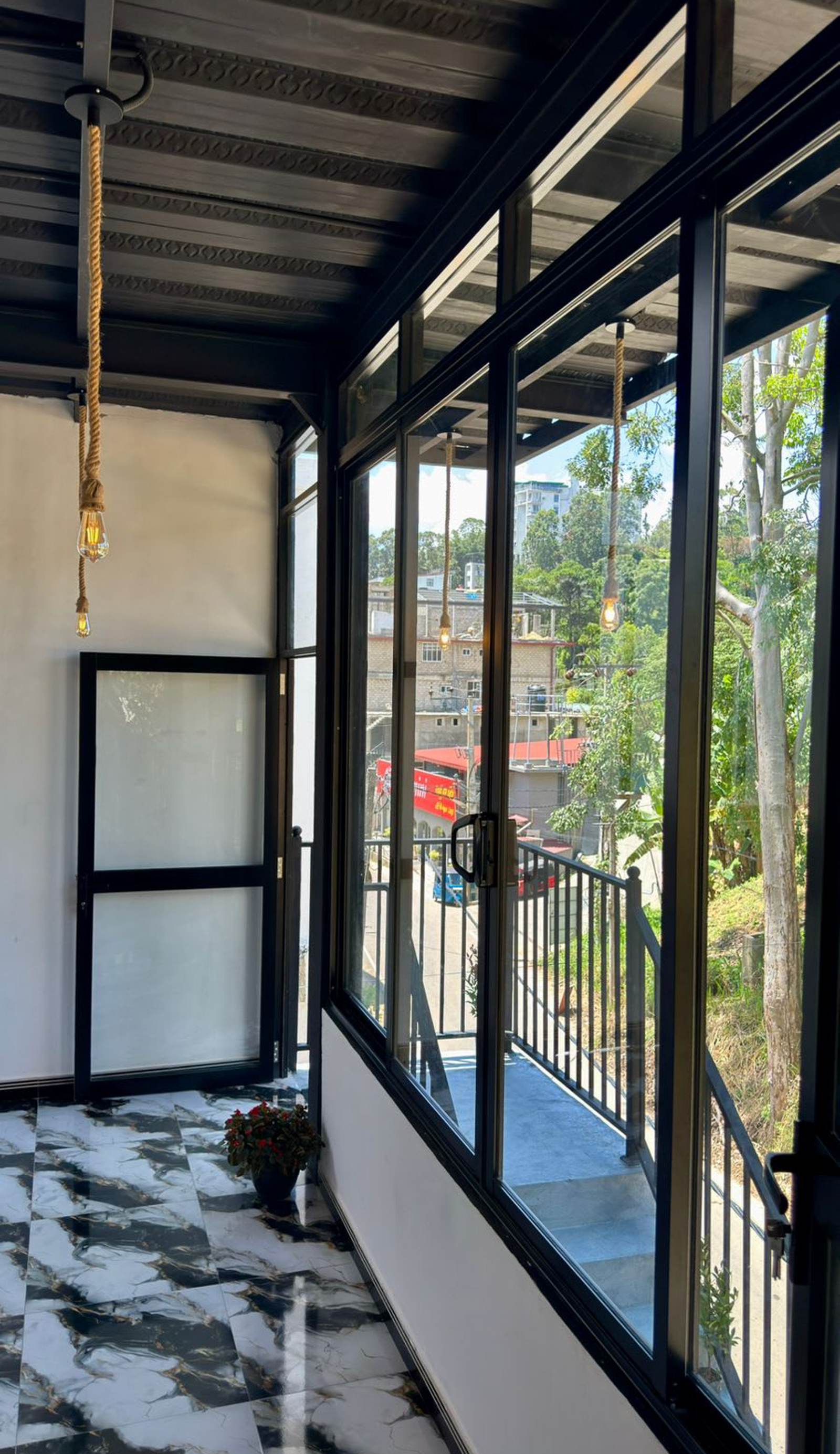 A lounge Hostel