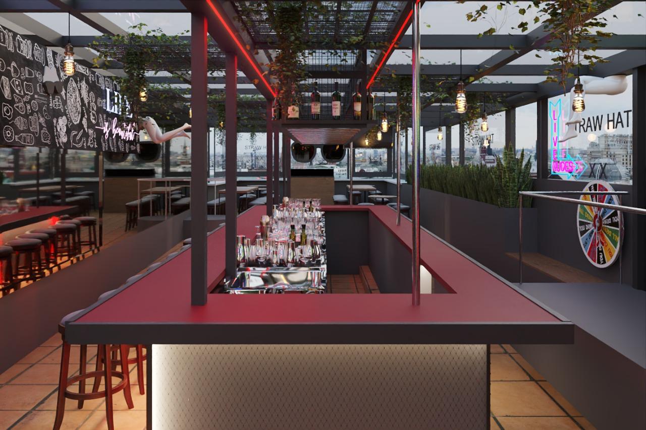 Straw Hat Hostel & RoofTop Bar CDMX