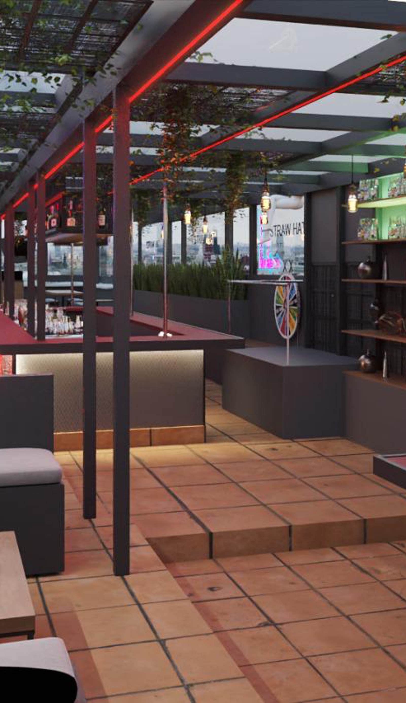 Straw Hat Hostel & RoofTop Bar CDMX