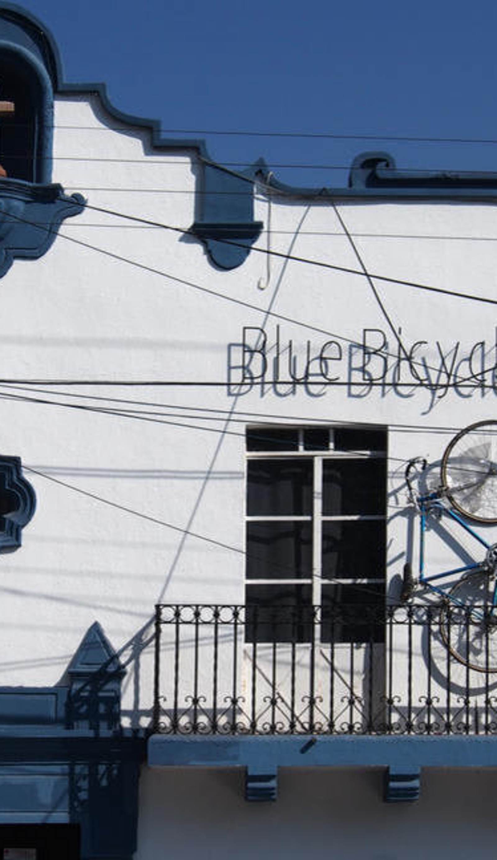 Blue Bicycle House