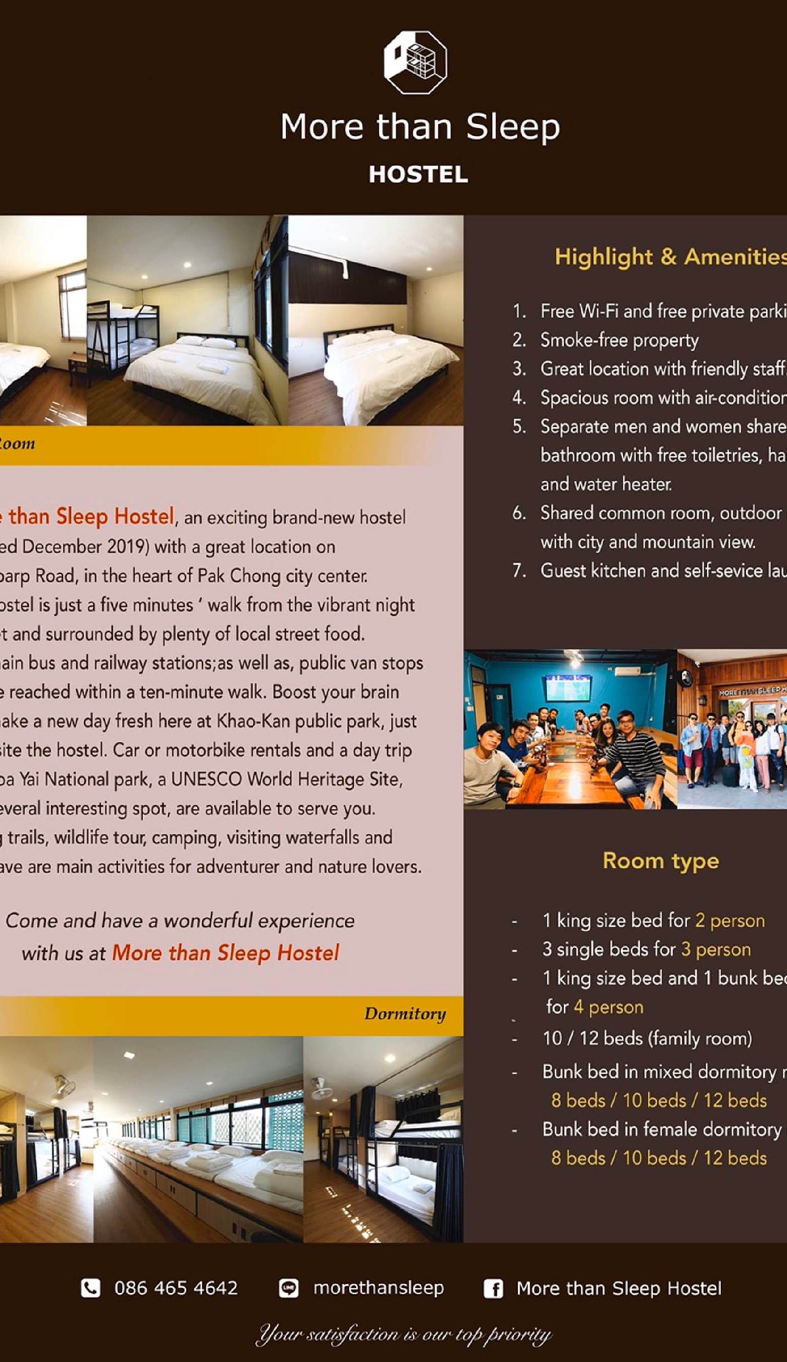More than Sleep Hostel Pakchong