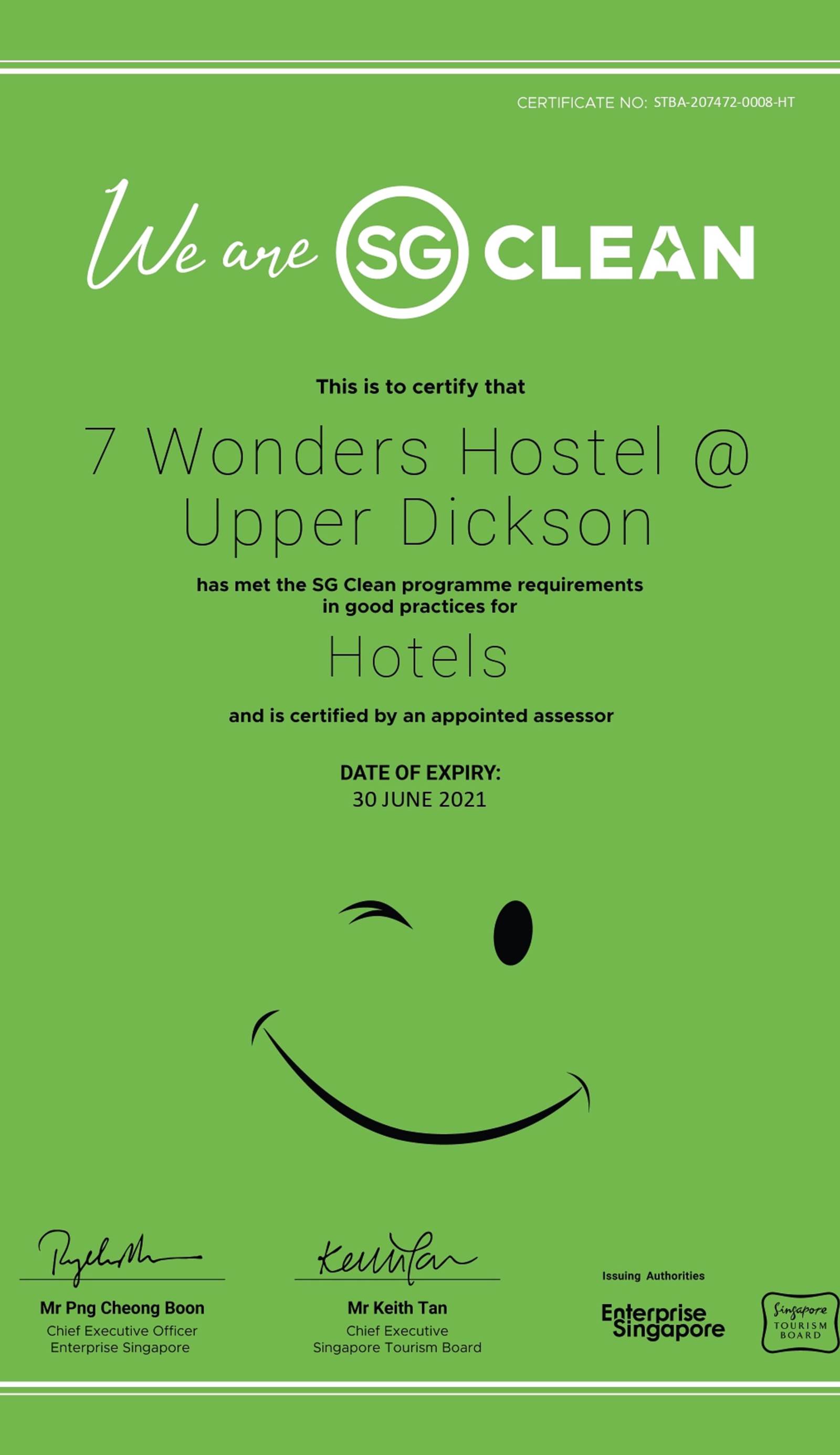 7 Wonders Hostel @ Upper Dickson (SG Clean)