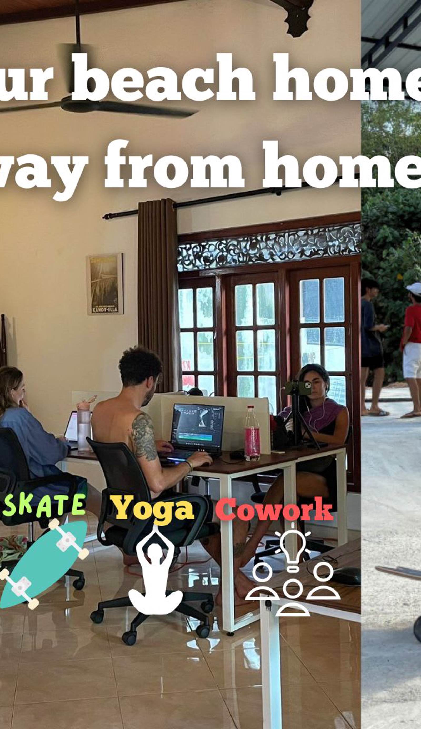 Surf & Retreat Hostel Weligama(Coliving/Coworking)