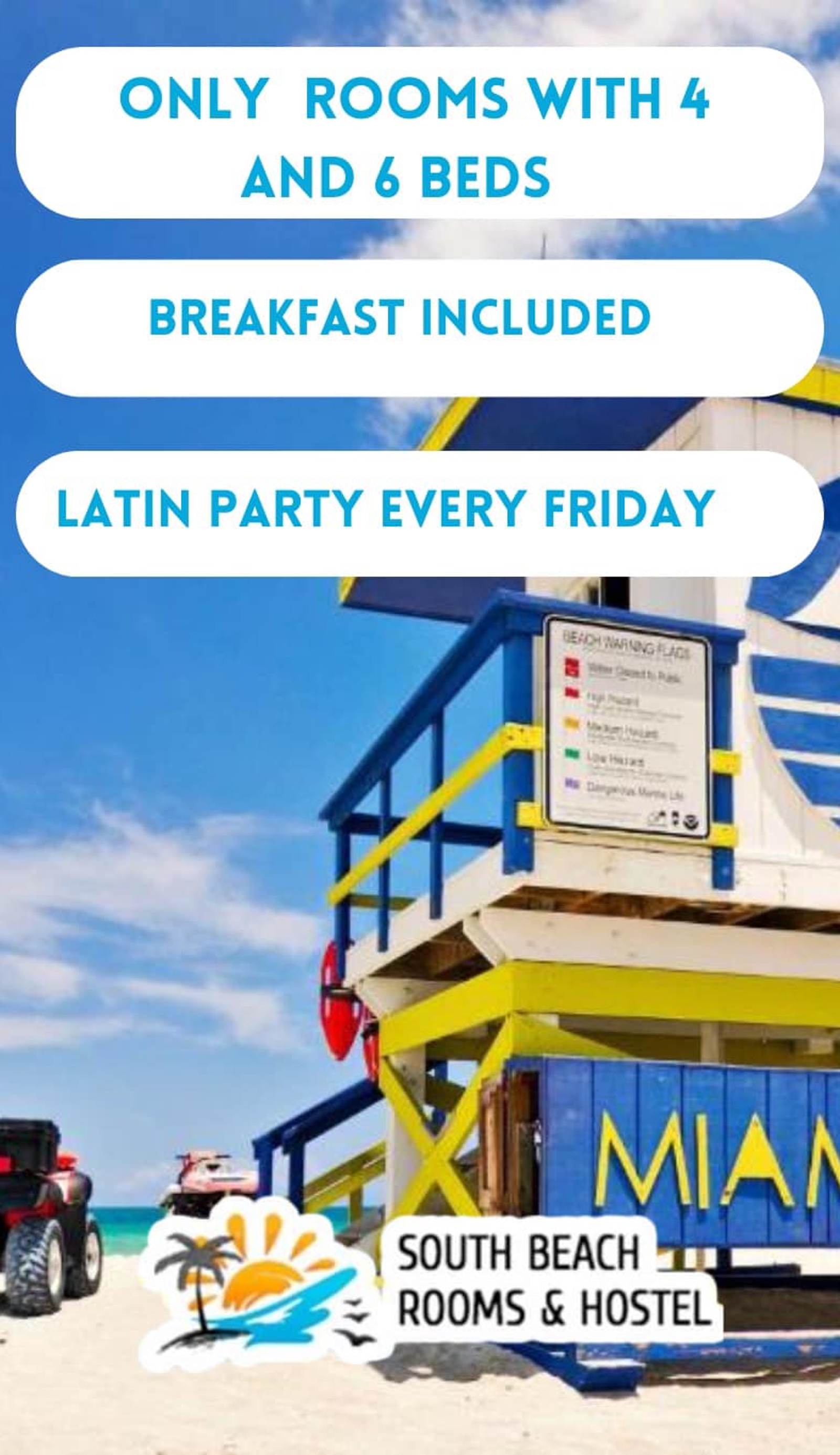 South Beach Rooms and Hostel