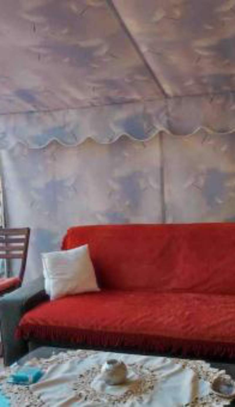 Spacious private rooftop studio, mountain and sea view