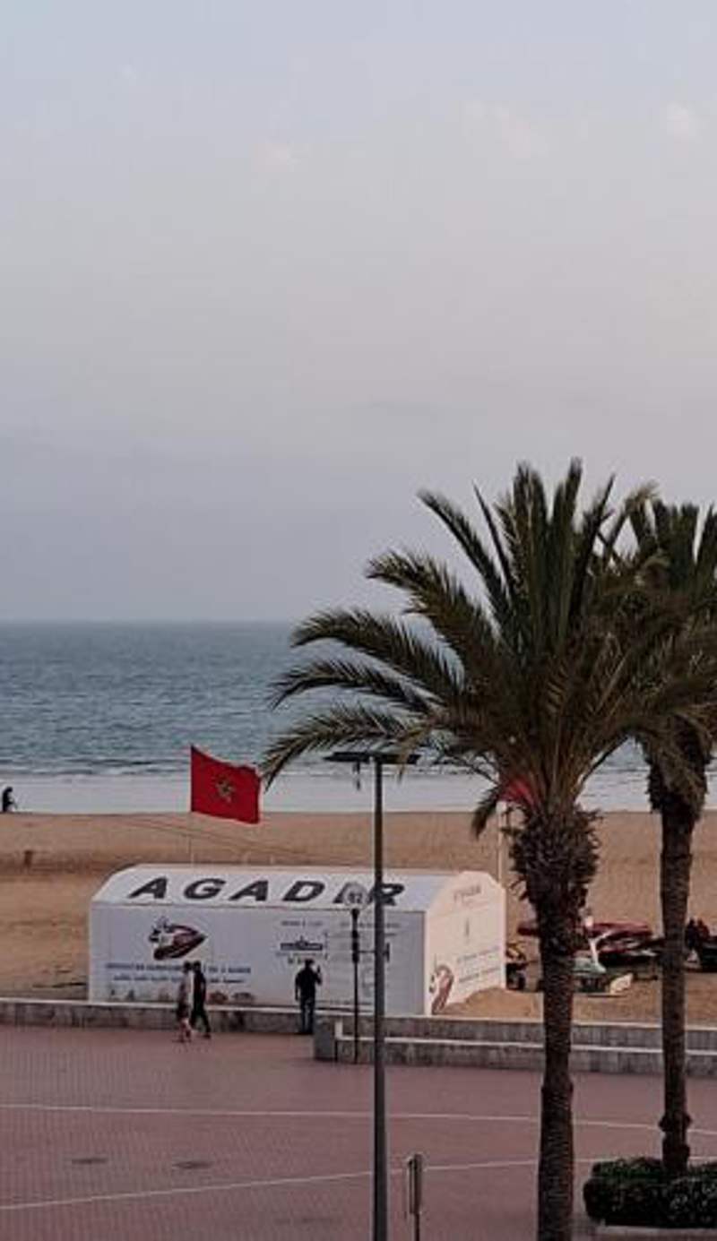 Lara apartment- beach Marina Agadir- Strand