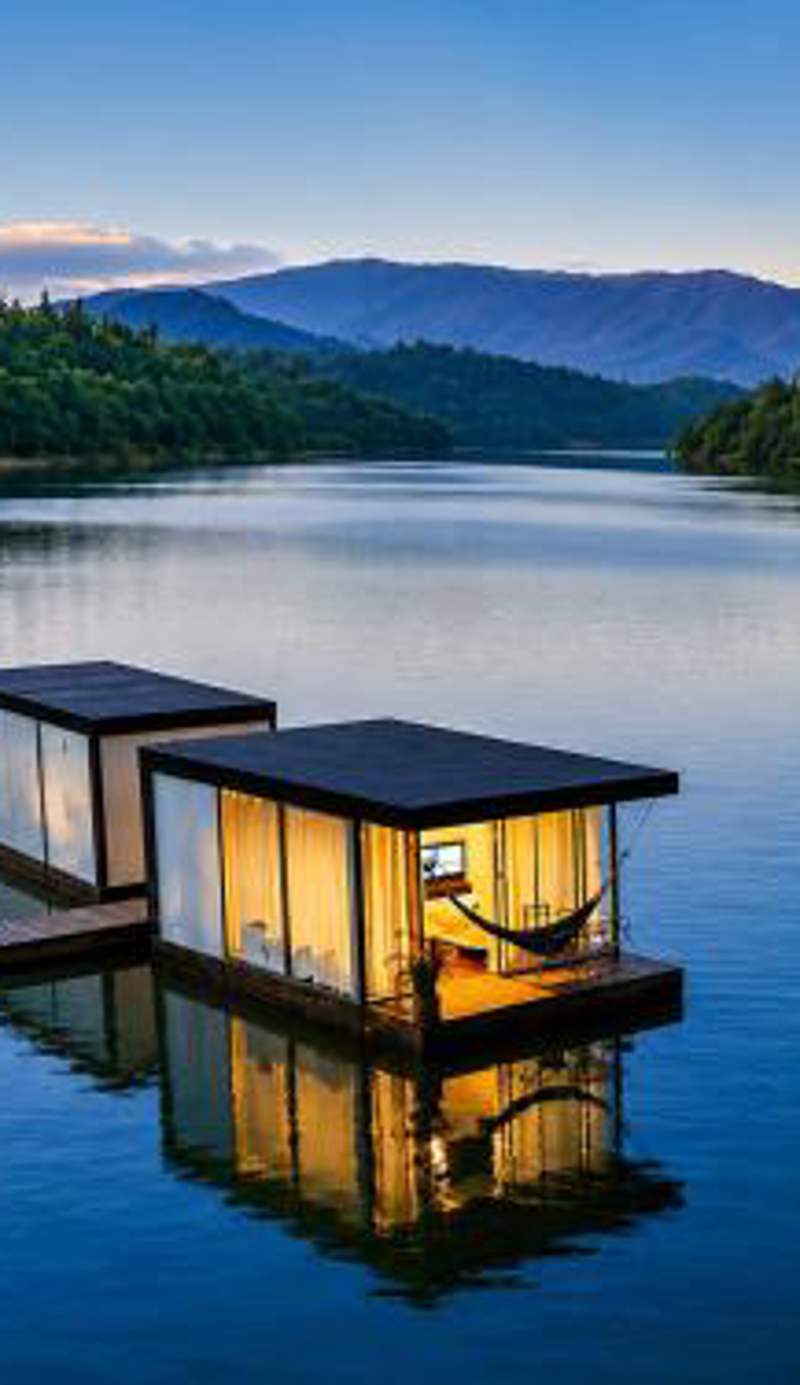 Hotel Pietrasanta Cabañas frente a la Represa Peñol Guatape