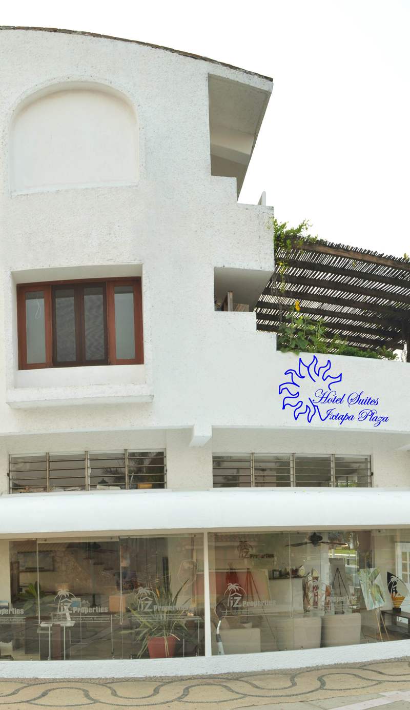 Hotel Suites Ixtapa Plaza y centro comercial