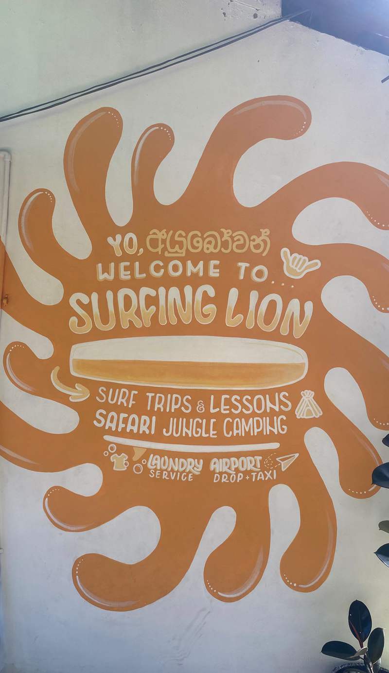 Surfing Lion