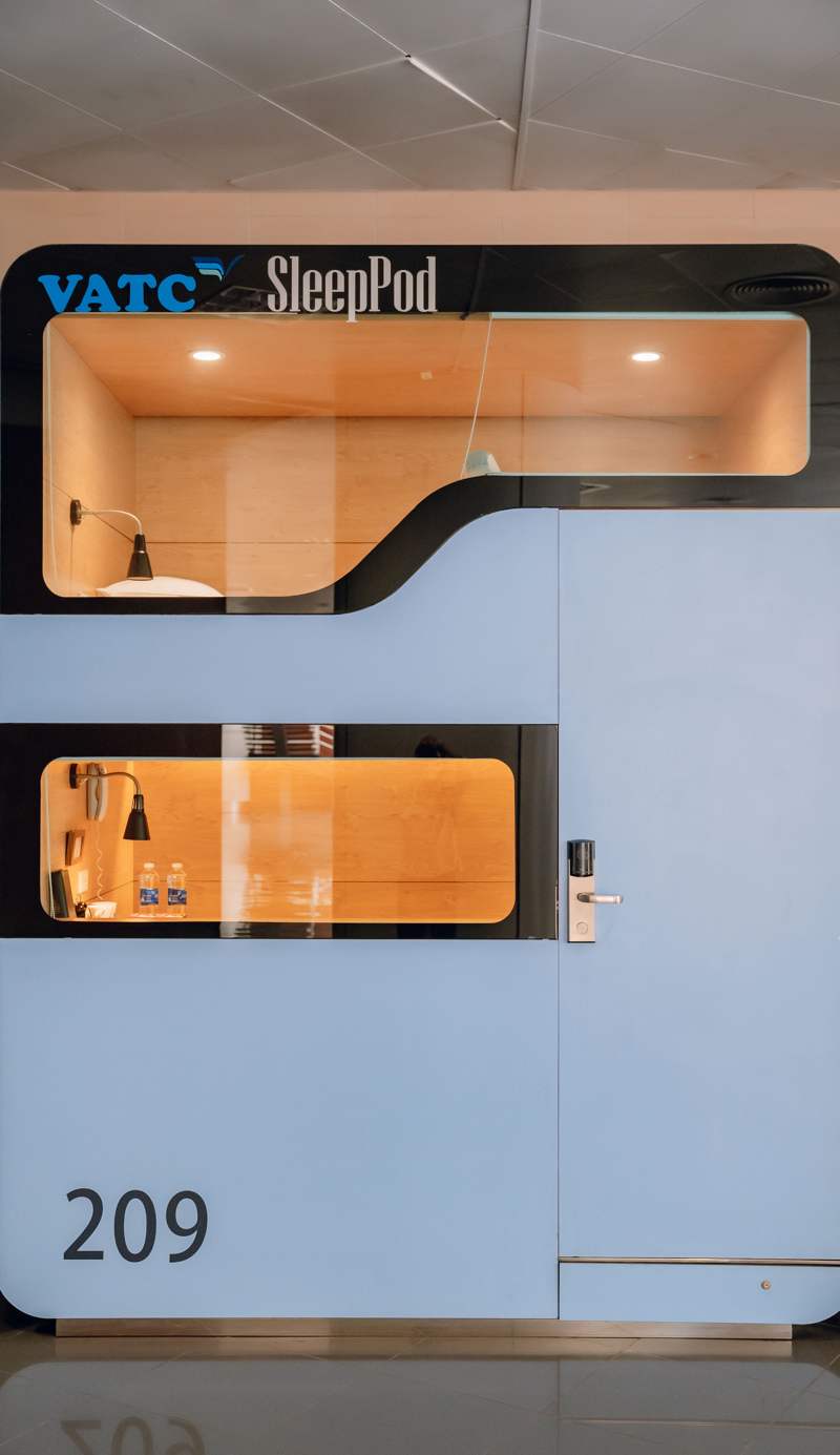 VATC Sleep Pod Terminal 1