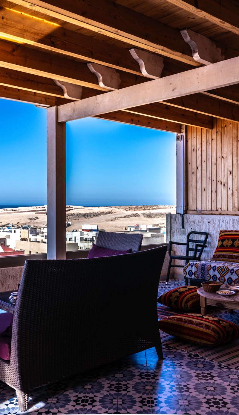 West coast surf house