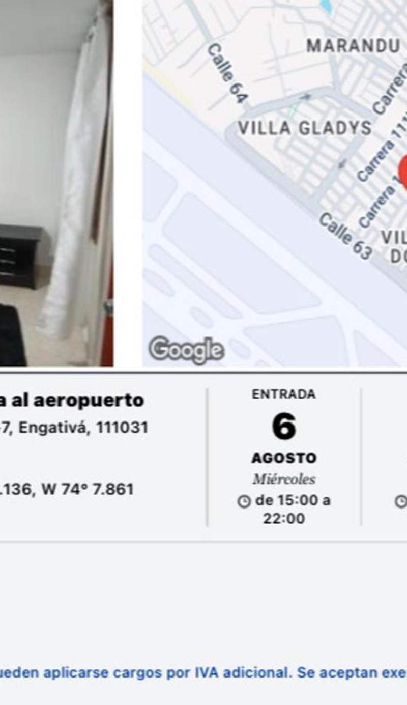 Hospedaje BOGOTA cerca al aeropuerto