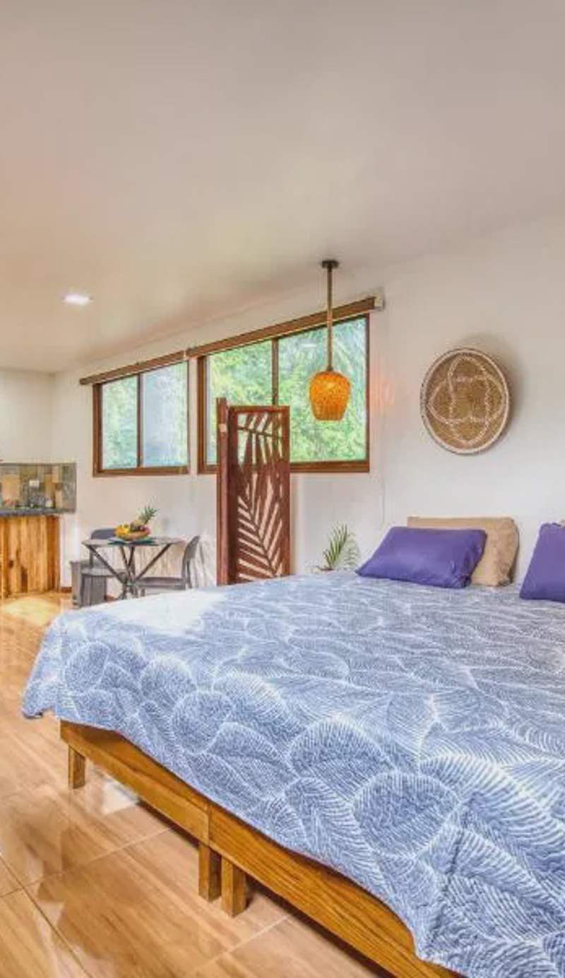 Beachfront Studio - Direct Beach Access, AC & Fast WiFi