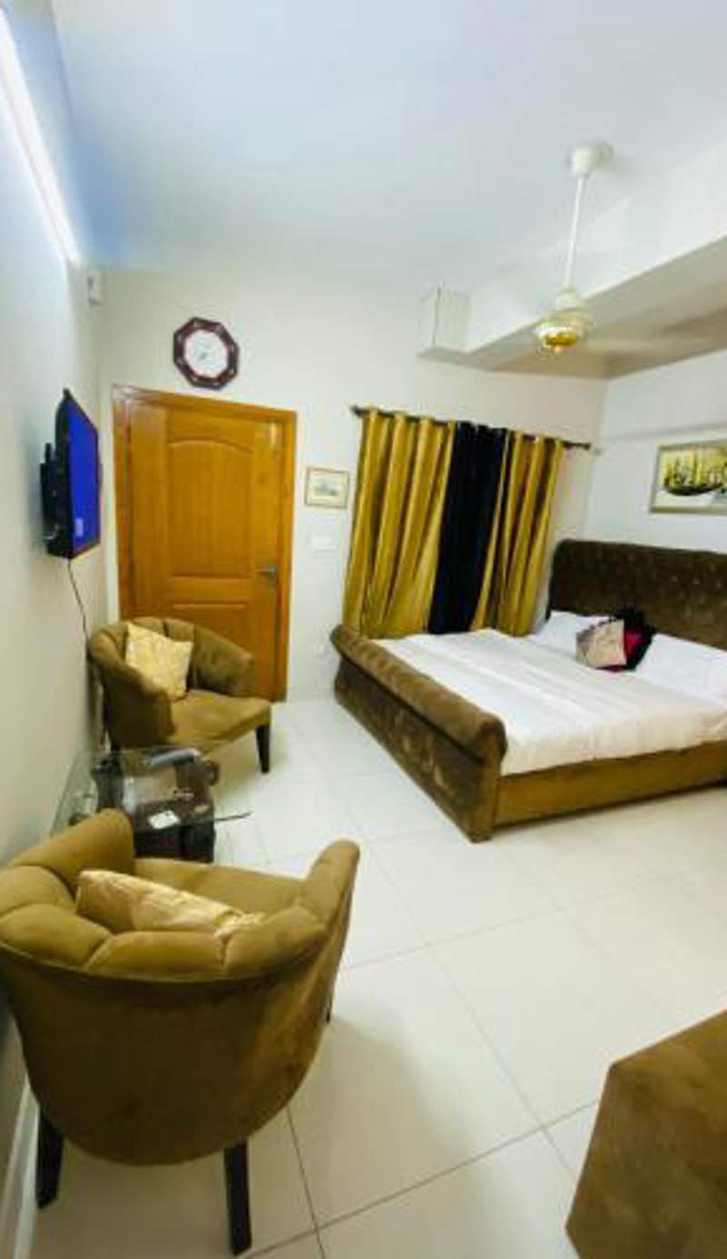 1 Bedroom Studio Apartment With Separate Kitchen Islamabad-HS Apartments