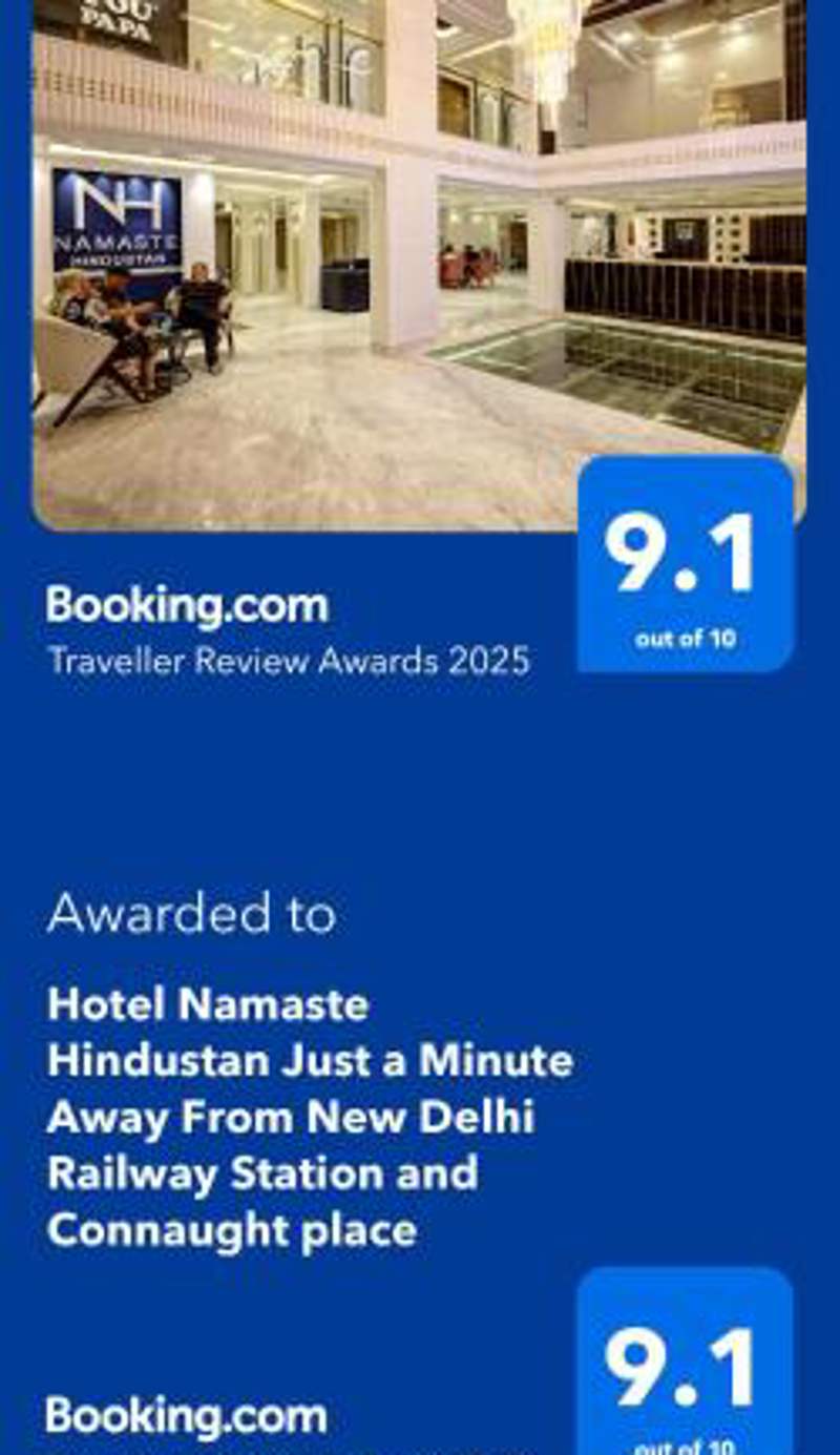 Hotel Namaste Hindustan Just a Minute Away From New Delhi Railway Station and Connaught place