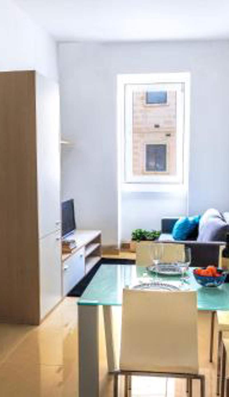 Stylish St Julians 2 bedroom apartment for rent in the city centre with Terrace