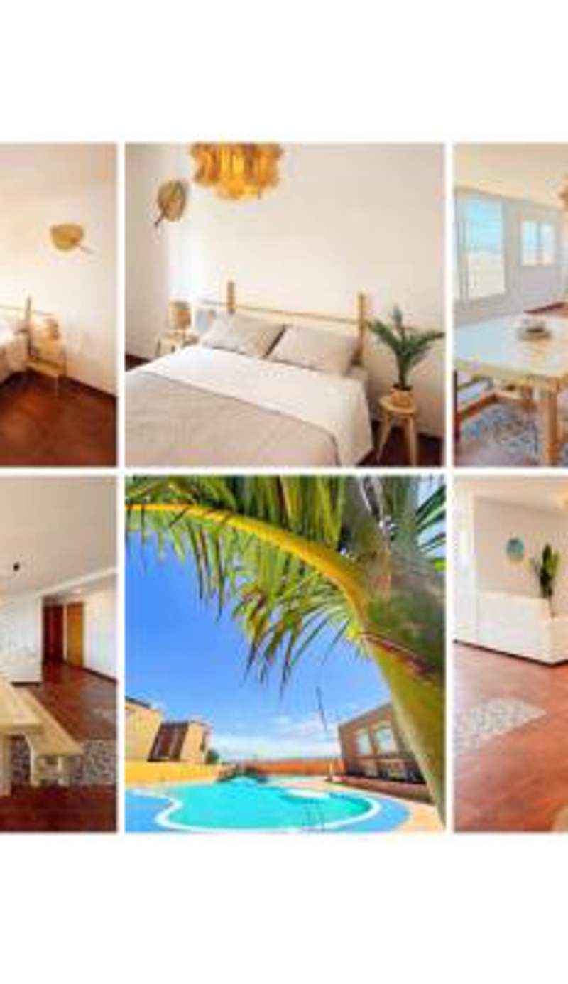 Big Spacious Casa Bamboo Apartment Corralejo Relax, Pool and Parking