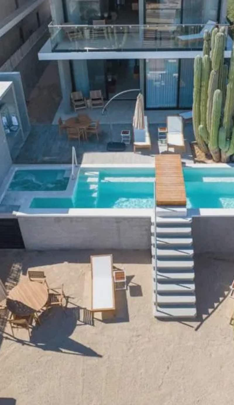 Baja Winds Condo poolside
