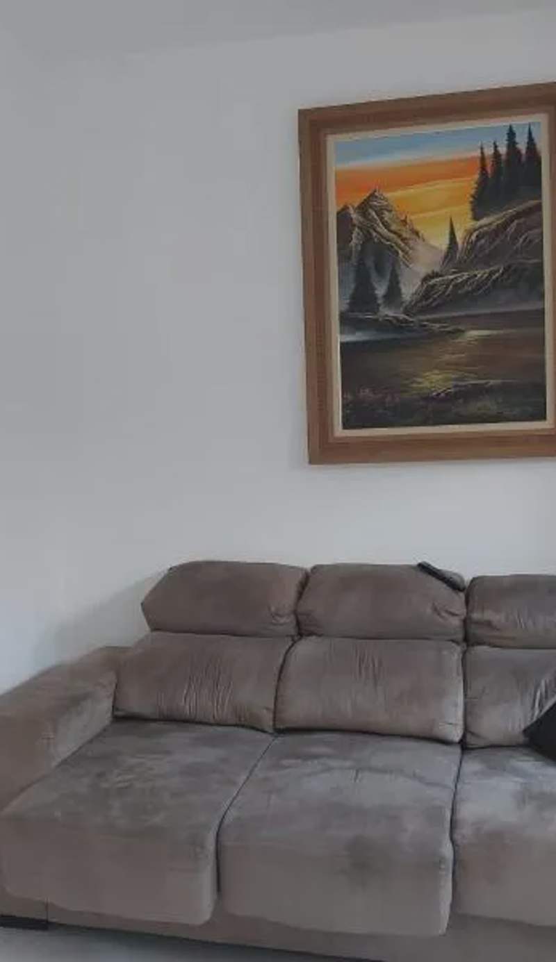 Apartamento na praia 2 qt com quintal e churrasqueira