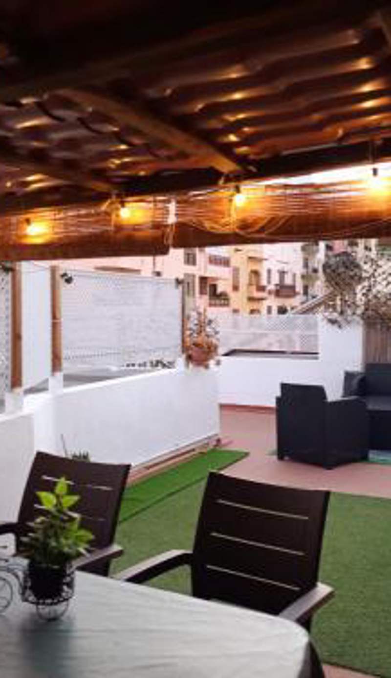 CENTER Santa Cruz, Alojamiento céntrico con gran terraza, cocina , salón y baños, todo privado