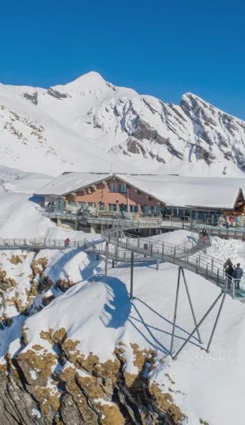 Berggasthaus First - Only Accessible by Cable Car