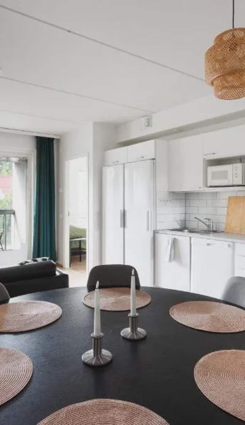 Cosy family apartment with parking, sauna and balcony