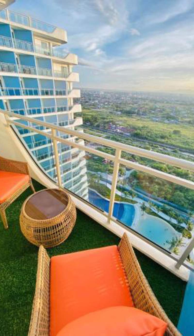 1BR-MonteCarloBliss by The Bali Corner at Azure North, 25th Floor, Full view of Beach Resort Amenities