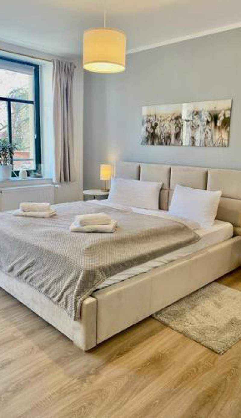 Stilvolles City-Apartment Dresden-Cotta mit Balkon