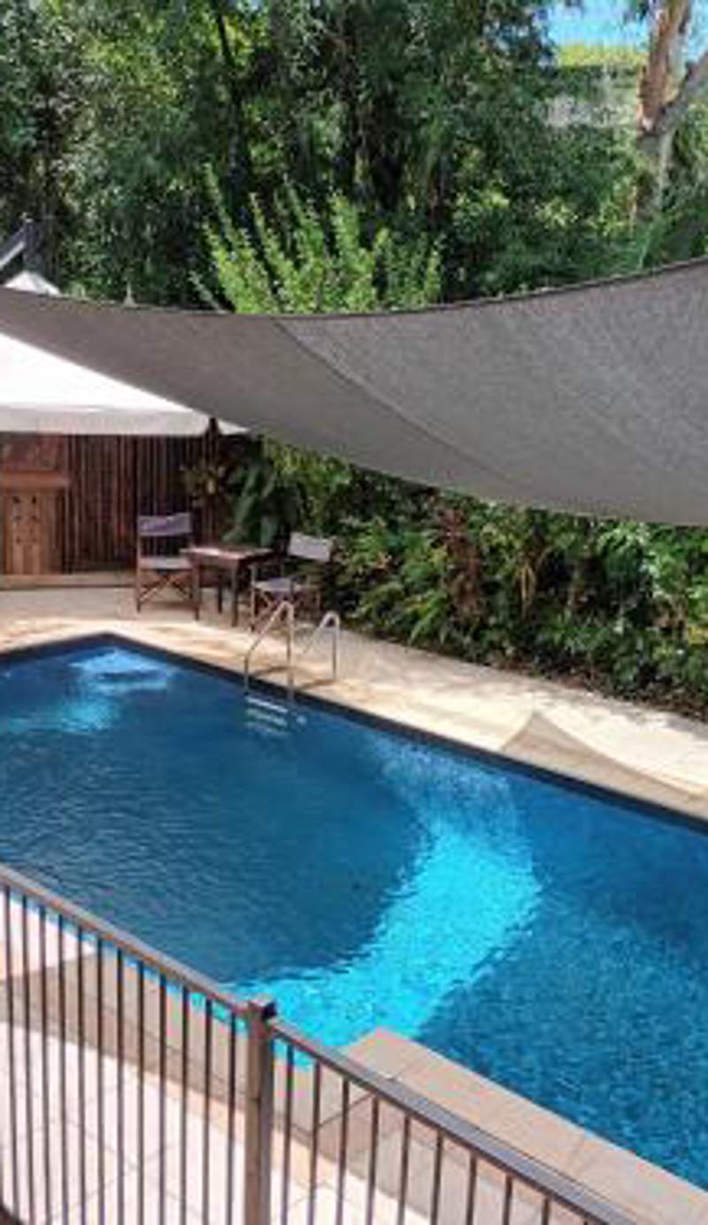 Tropical Poolside Retreat