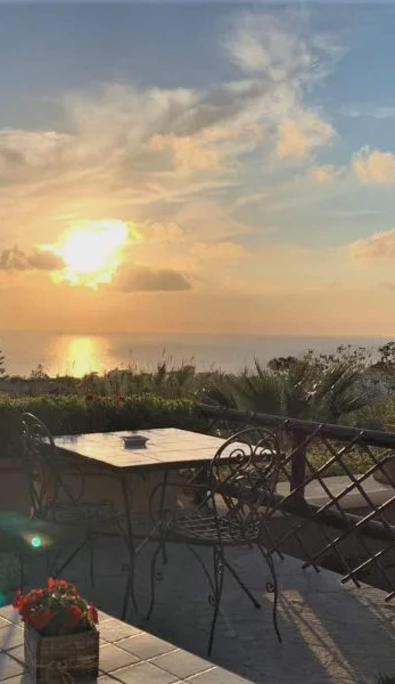 La Terrazzina sul tramonto