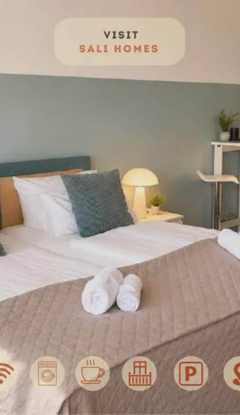 Salí Homes - HZ42 Charming Studio Apartment in Heart of Bayreuth with Balcony