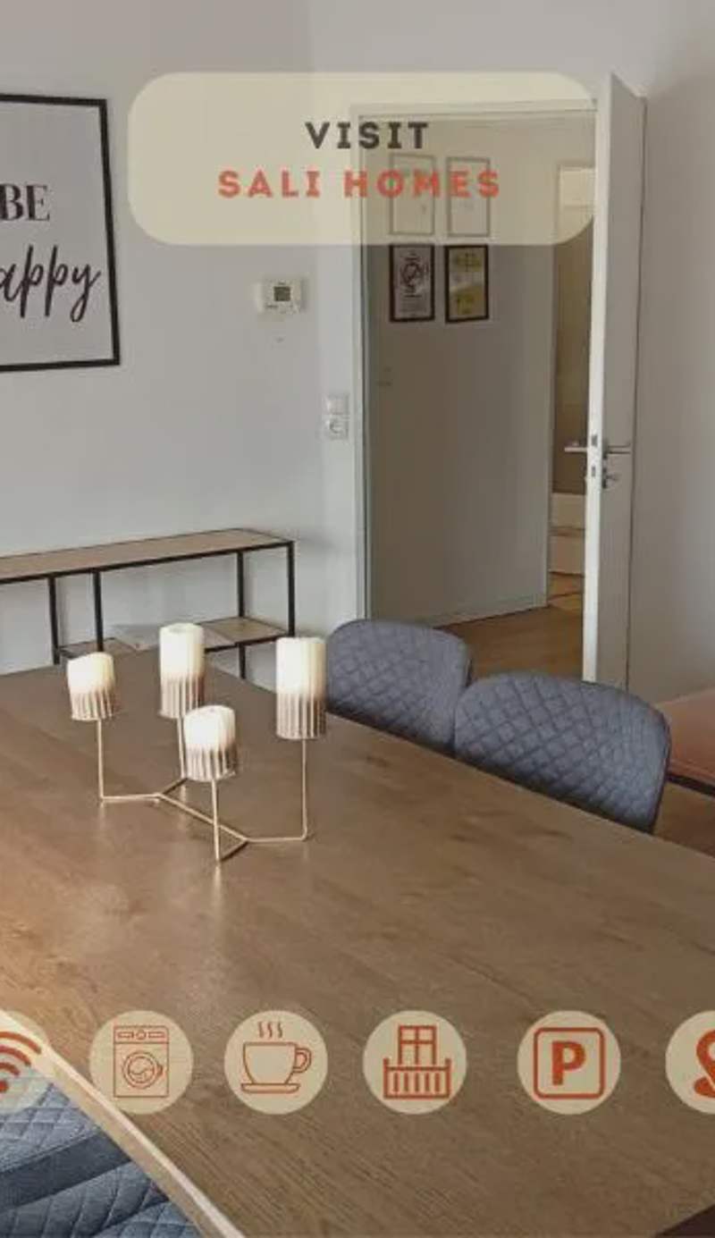 Sali Homes - 3BR Apartment, 6 Single Beds, Central Bayreuth