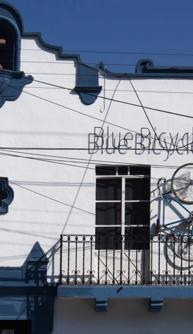 Blue Bicycle House