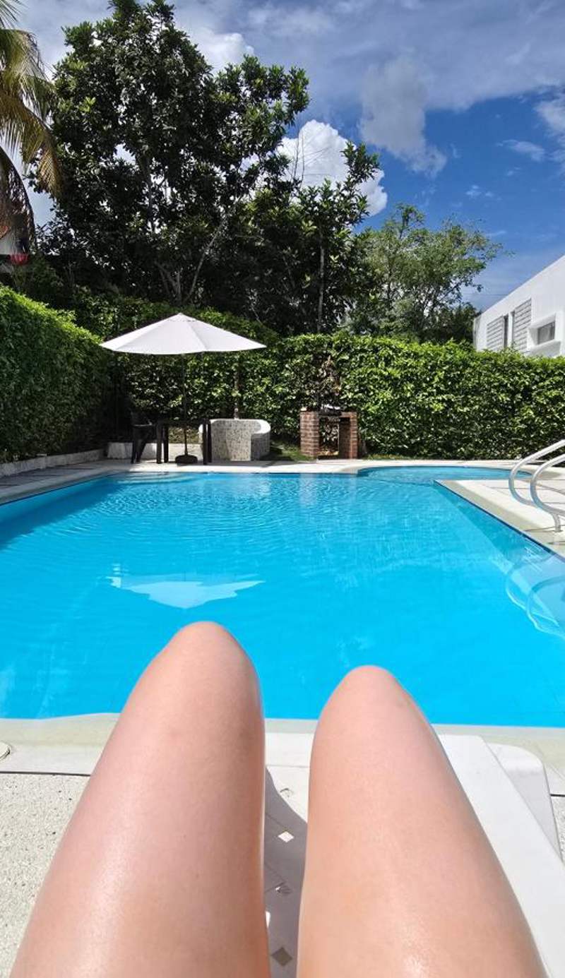 Casa Hacienda La Estancia piscina privada