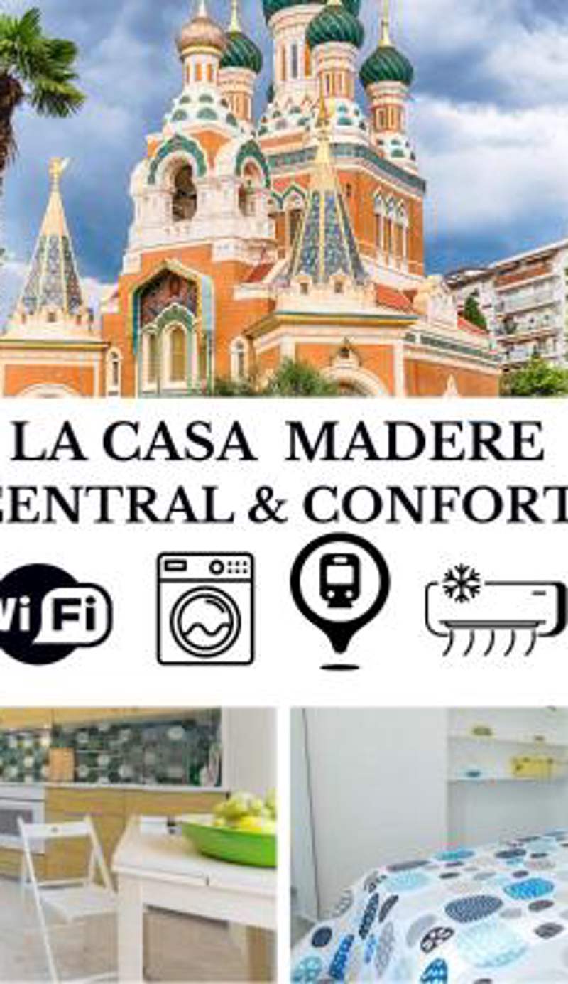 Casa Madere- Idéal Couples - Central & cosy -Train station - Tram & Supermarkets-Balcony- Washing-machine-AC