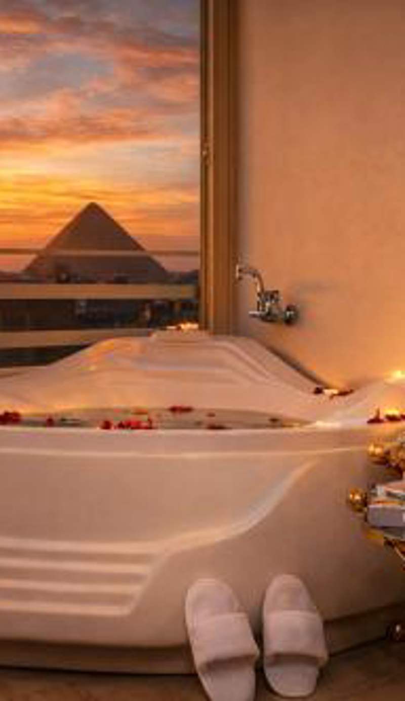 R tower Pyramids View