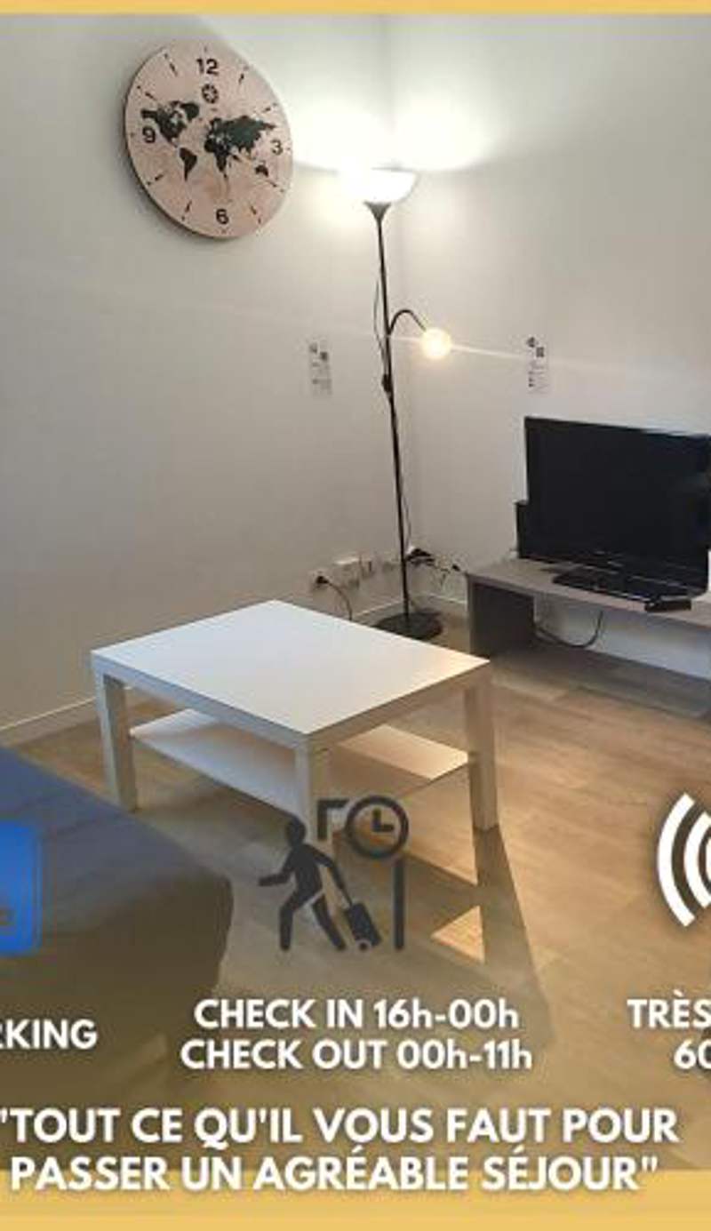 Idéal couple Appartement 1 chambre Cosy et calme pour visiter Nantes