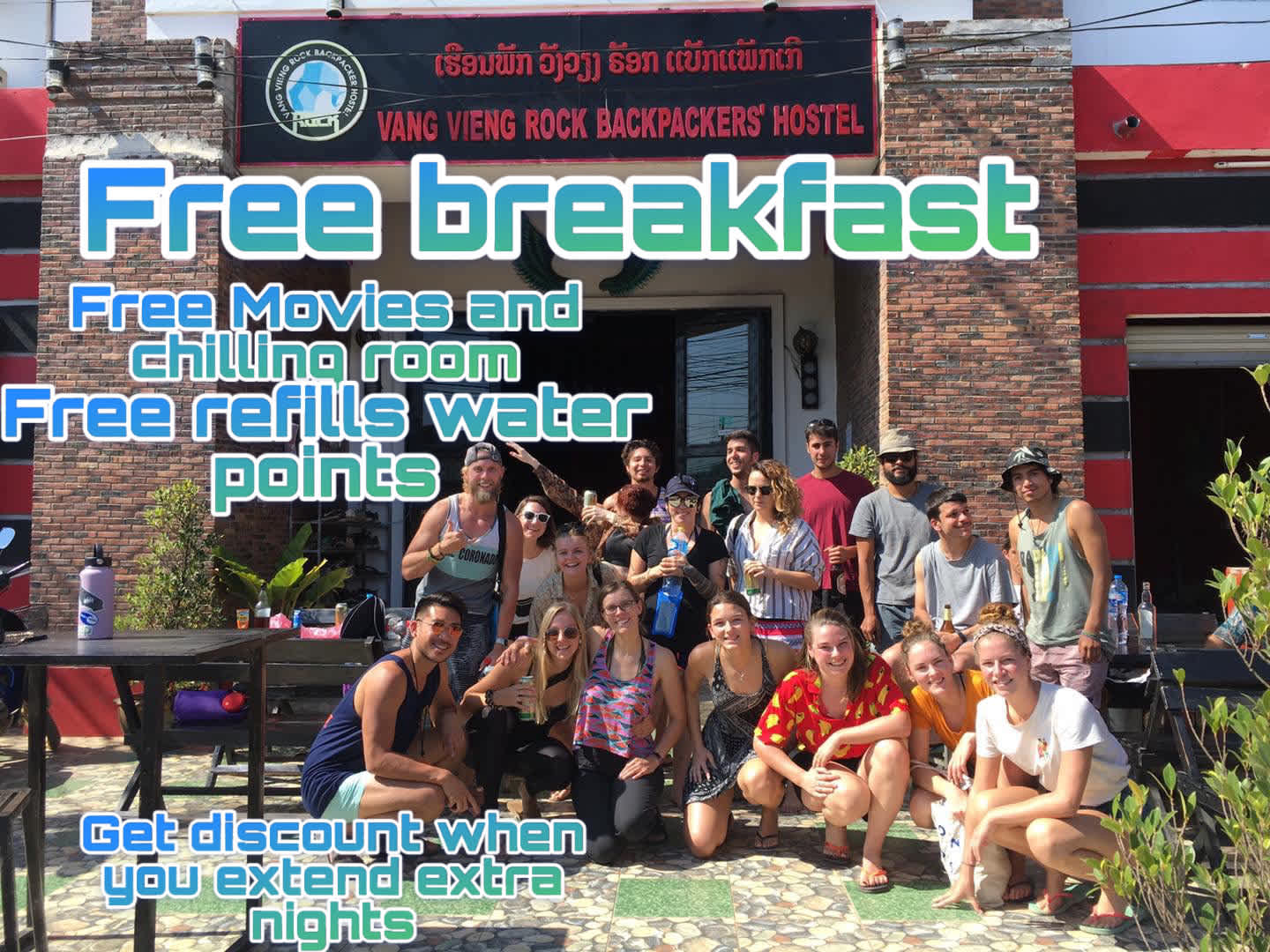 Vang Vieng Rock Backpackers  Rooftop Hostel photo 1