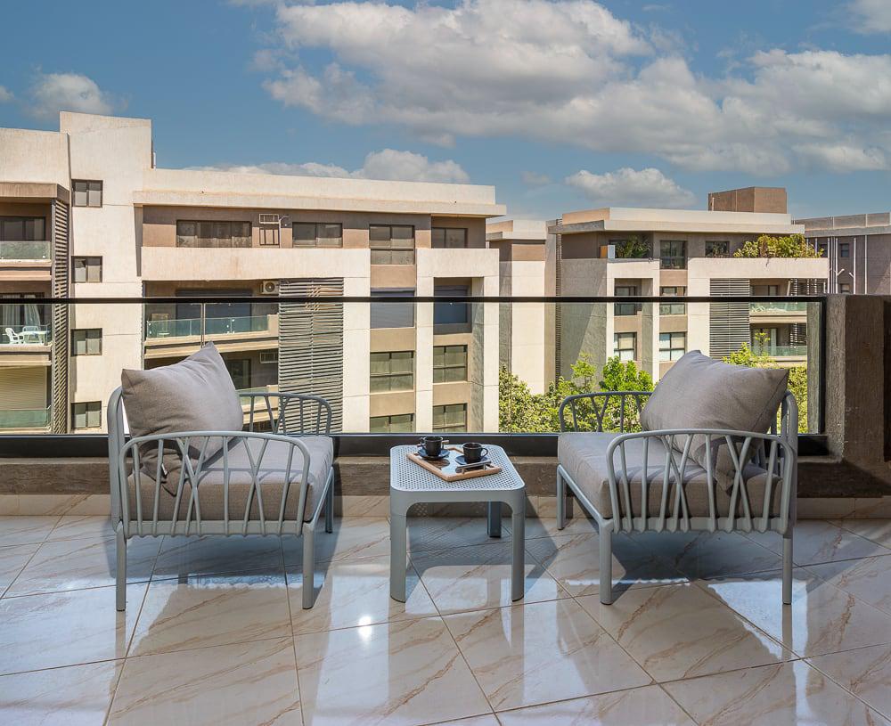 Madinaty Modern 3BR with Garden Views photo 2