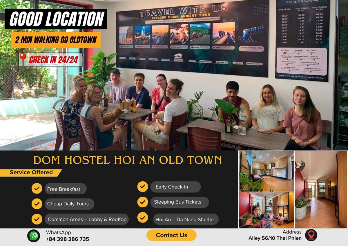 Dom Hostel Hoi An Old Town Location photo 1