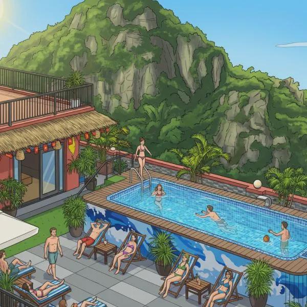 Viet Hoa Hotel & Residence Cat Ba - Rooftop Pool photo 5