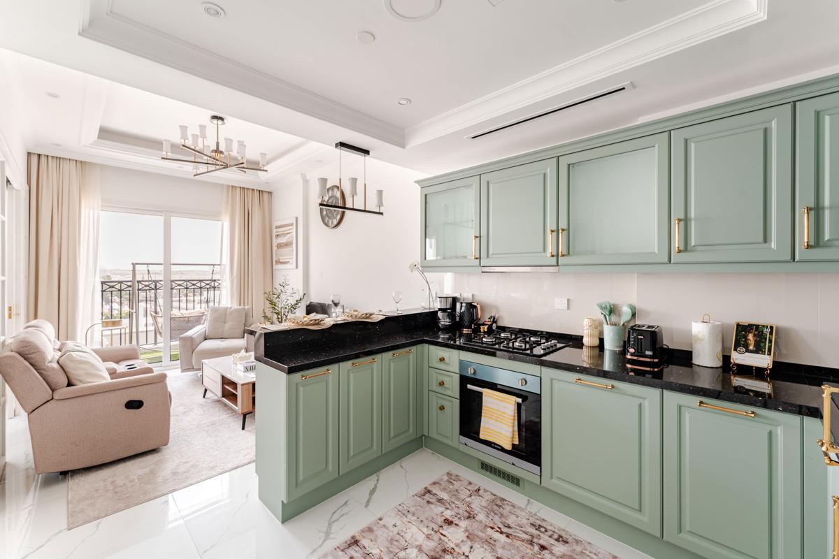 Luxury Lagoon View 1BR Arjan | near Miracle Garden photo 2