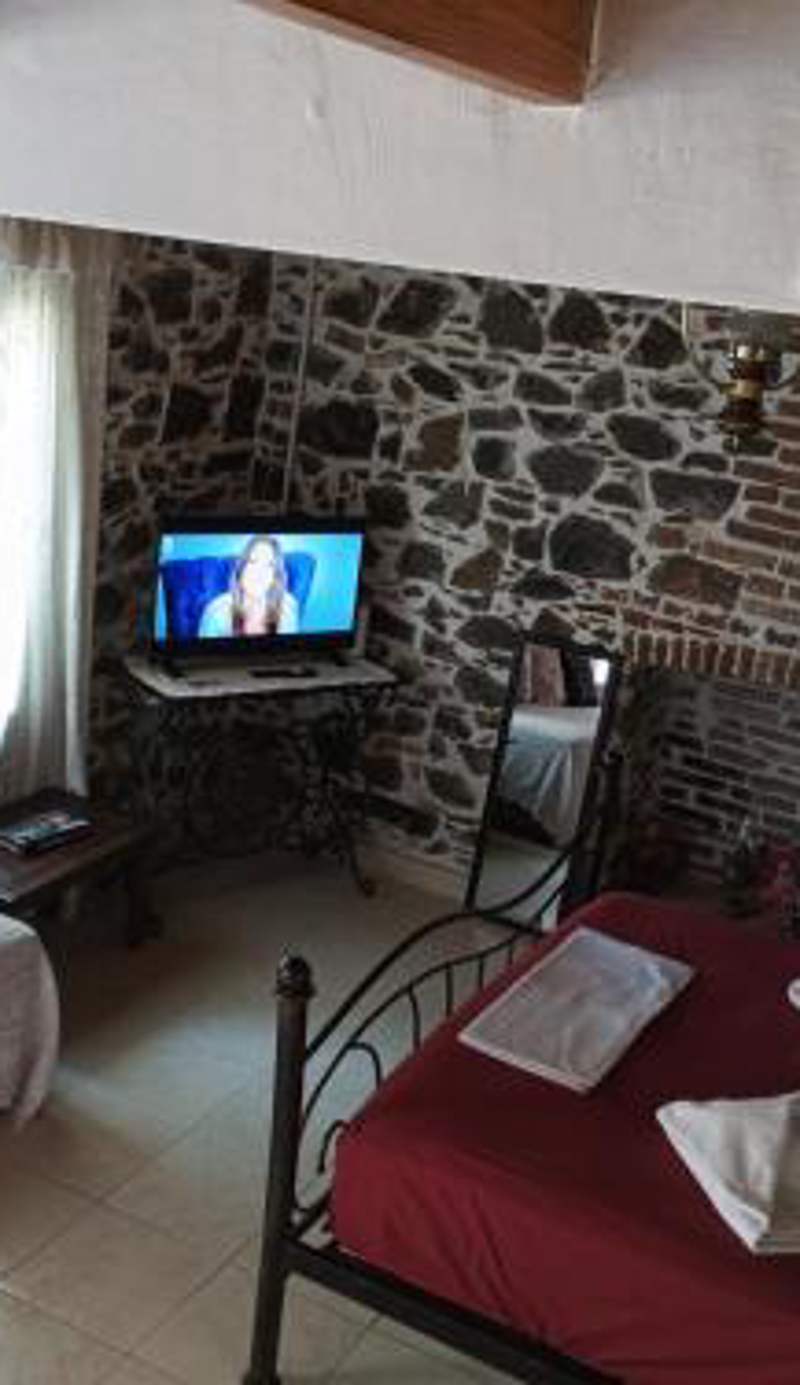 Traditional stone house in Mytilene