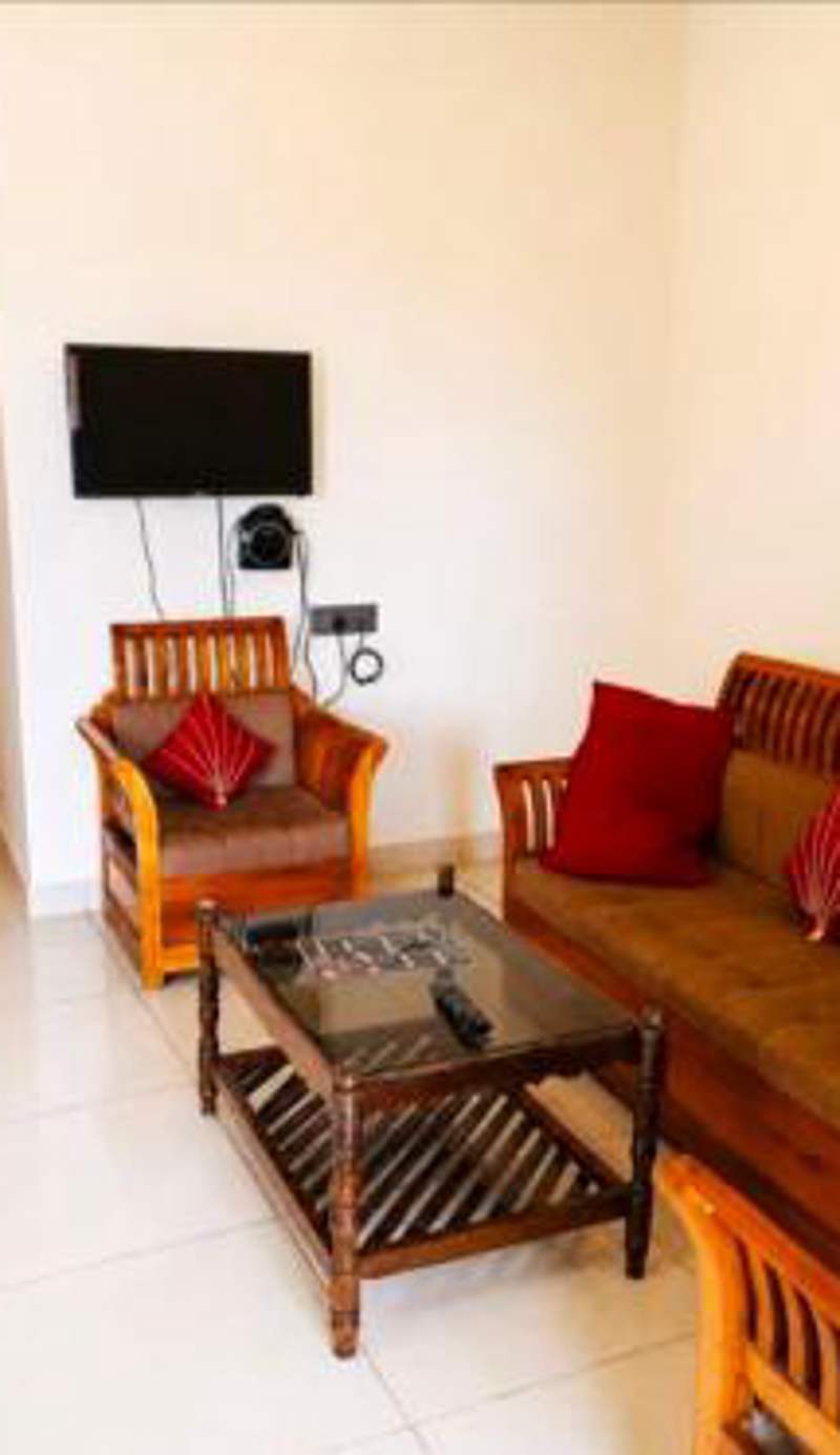 The two bedroom house