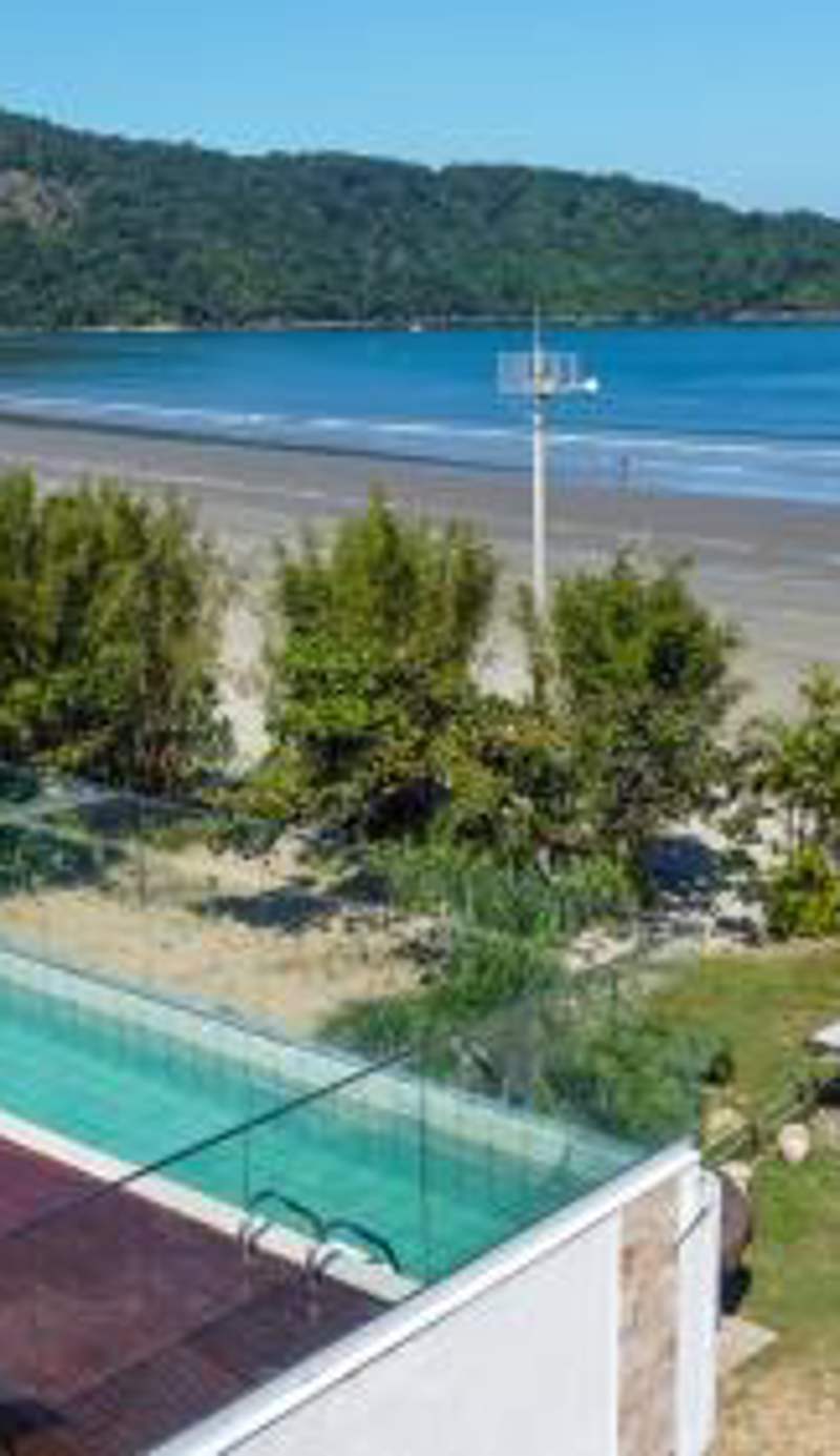 Pousada Conca di Mare - Restaurante próprio - Pé na areia